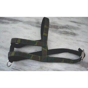 Dog Adjustable Harness Camouflage Green Brown Size Extra Small to Small Size